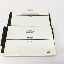 2007 Chevrolet Impala Factory Original Glovebox Owners Manual Book Portfolio