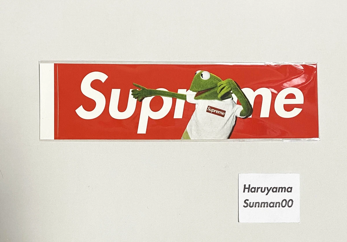 Supreme kermit sales box logo