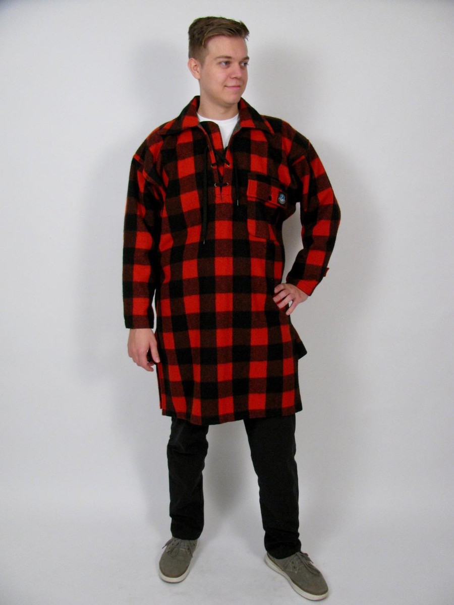SWANNDRI NEW ZEALAND WOOL BUSH SHIRT RED PLAID BUFFALO MAC SWANNDRI NEW ZEALAND WOOL BUSH SHIRT RED PLAID BUFFALO MAC