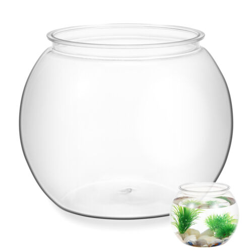 2 Count Fishbowls Bubble Ball Vases Transparent Round Tank Flowers