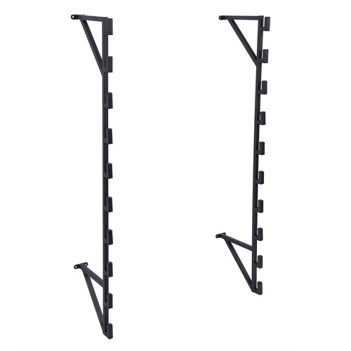 Wandmontiertes Präsentationsregal, 10-lagiges Wand Geschenkpapier Band Organizer Schwarz - Bild 17 von 21