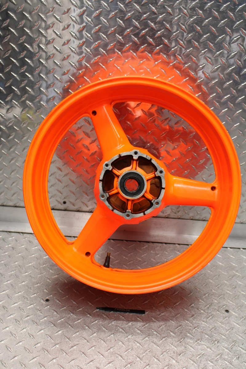 2000 Yamaha YZF R6 ORANGE REAR WHEEL RIM 17XMT5.50 | eBay