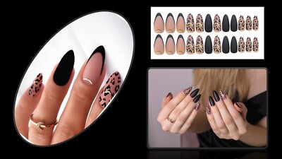 Künstliche Nägel zum aufkleben press on nails fertig zum aufkleben 24pc