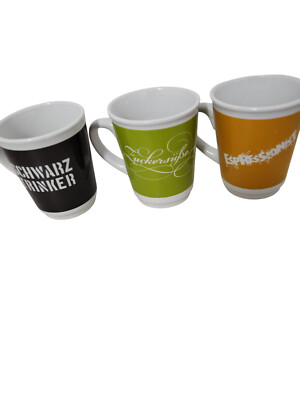3x Mc Cafe Mc Donalds Kaffeetassen 2010 Sammeltassen