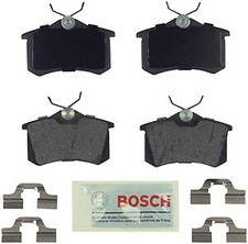 For VW Passat Jetta Golf Audi A4 TT Quattro Rear Blue Disc Brake Pads Bosch
