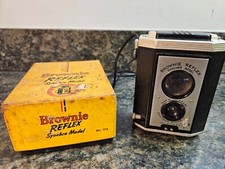 Vintage Kodak Brownie Reflex Synchro Model Camera No. 173 IOB  UNTESTED