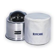 Ritchie GM-5-C 5" GlobeMaster Binnacle Mount Compass Cover - White bundle