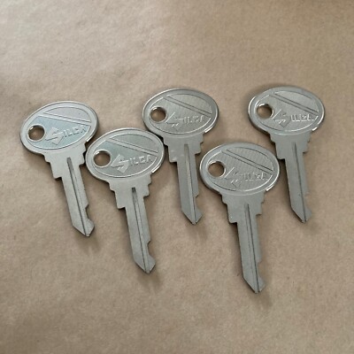 5x SILCA SIP3 ALFA LANCIA UNCUT BLANK VINTAGE CAR AUTOMOTIVE KEY NEW OLD STOCK