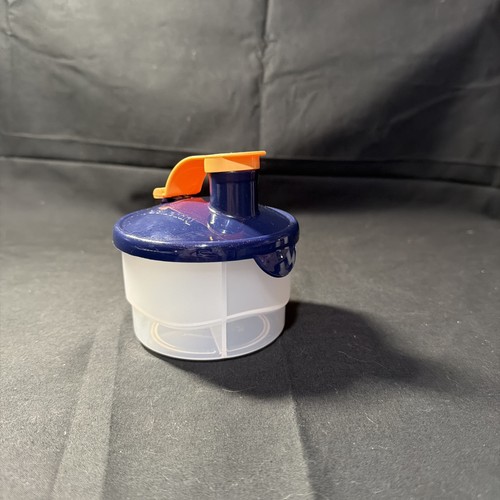 Tupperware powder Dispenser 3 Part Divided Container Baby Formula Protein Shake.