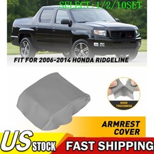 Fits 2009 2010-2014 Honda Ridgeline Console Lid Armrest Vinyl Cover Gray 110x