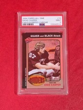 2004 Topps #14 Dave Casper All Time Fan Favorites /499 Raiders PSA 9 POP 1