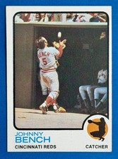 1973 Topps #380 Johnny Bench Cincinnati Reds