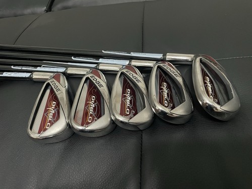 Set of 5 Callaway Diablo Edge Iron 5, 7, 8, 9 PW Graphite R Flex Left-Handed - Picture 3 of 14