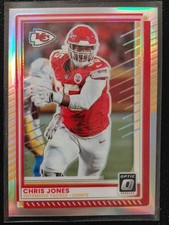2025 Panini Donruss Optic Chris Jones Silver Holo Prizm #82