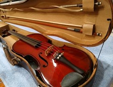 1931, Original 3/4 Vintage Violin, Wood-Case 2Bows by Paul A. Mangenot Luthiers