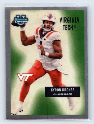 2024 Bowman University Chrome #55B-22 Kyron Drones 1955 Bowman Football
