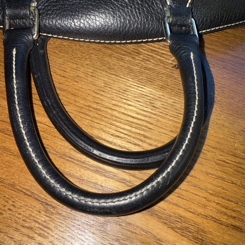 DOONEY& BOURKE Satchel Pebble Black Leather NO STRAP - Picture 13 of 18