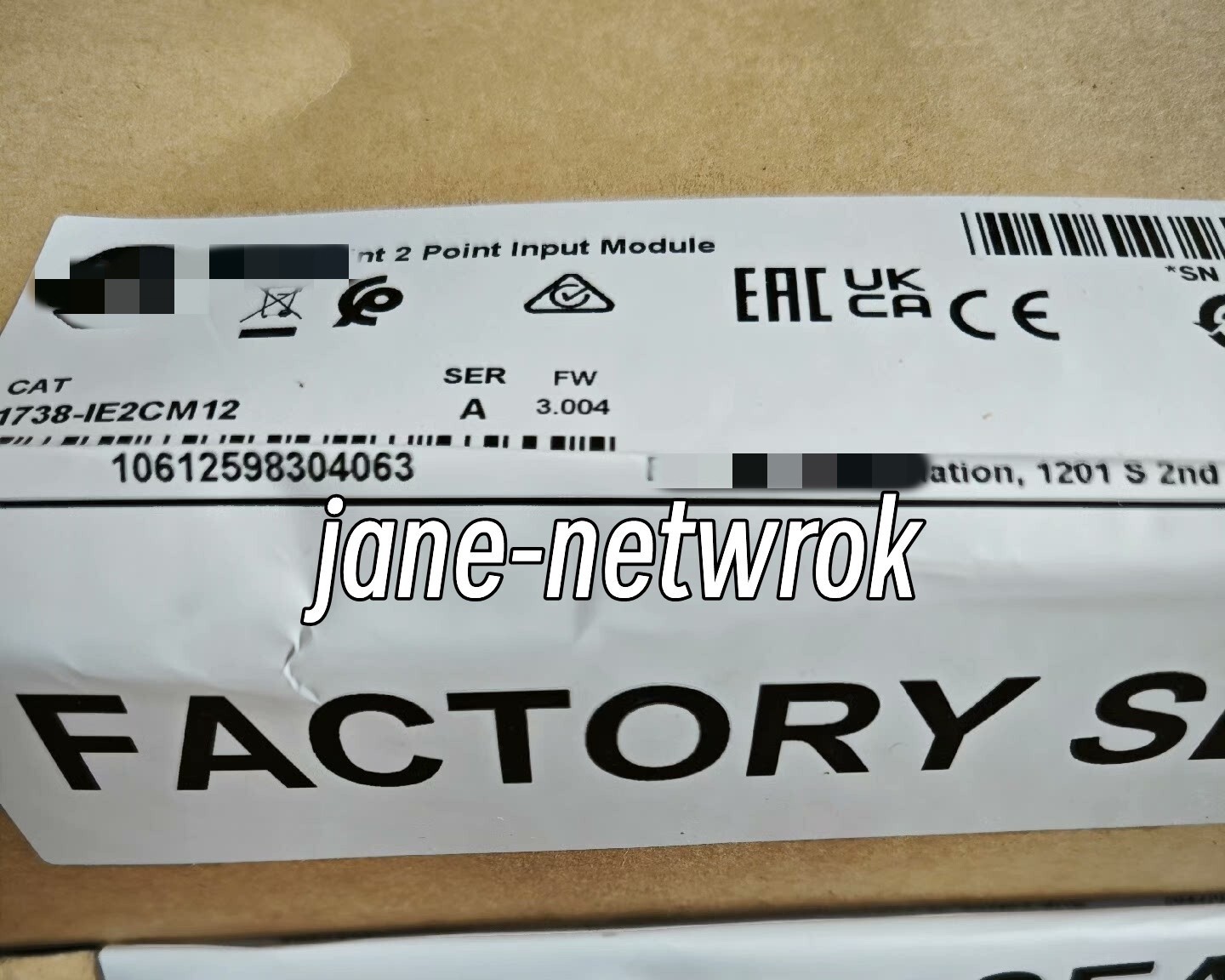 1pc NEW 1738-IE2CM12 (by DHL or Fedex) #cv