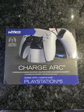 Nyko Charge Arc for PlayStation 5 - Aesthetic Charging Station for PlayStation 