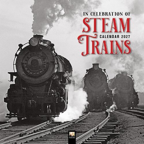 In Celebration of Steam Trains Wall Calend... by Flame Tree Studio Calendar Book - Image 7