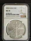 2004 MS70 Silver Eagle