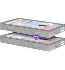 Under Bed Storage, Below 4 Inches High Underbed Storage Containers Low