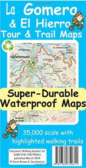 La Gomera and El Hierro Tour and Trail Maps by David Brawn (Sheet map)
