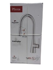 Pfister F-529-7EPC Exemplar Single Handle Pull Down Sprayer Kitchen Faucet Chrom