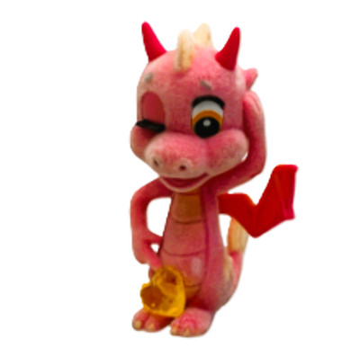 38306 - Simba Safiras 2-Inch Collectible Fuzzy Pink Dragon Figure |Store|