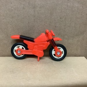 Vintage Buddy L Red Plastic Dirt Bike Motorcycle Accessory Part Original