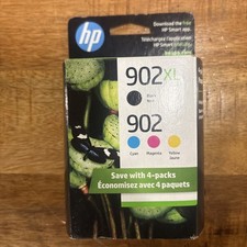 HP 902XL/902 T0A39AN Ink Cartridge Combo Pack BLACK Cyan Magenta Yellow