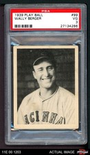 1939 Play Ball #99 Wally Berger Reds PSA 3 - VG
