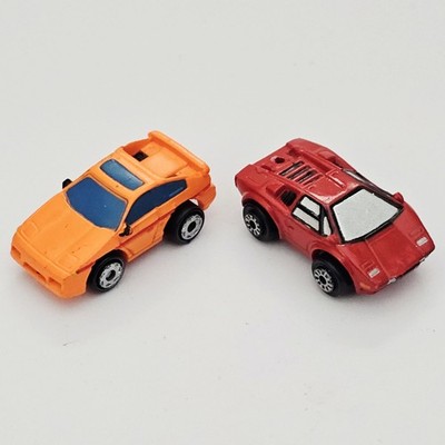 2x Micro Machines SPORTS CARS Sportwagen PONTIAC FIERO & LAMBORGHINI COUNTACH