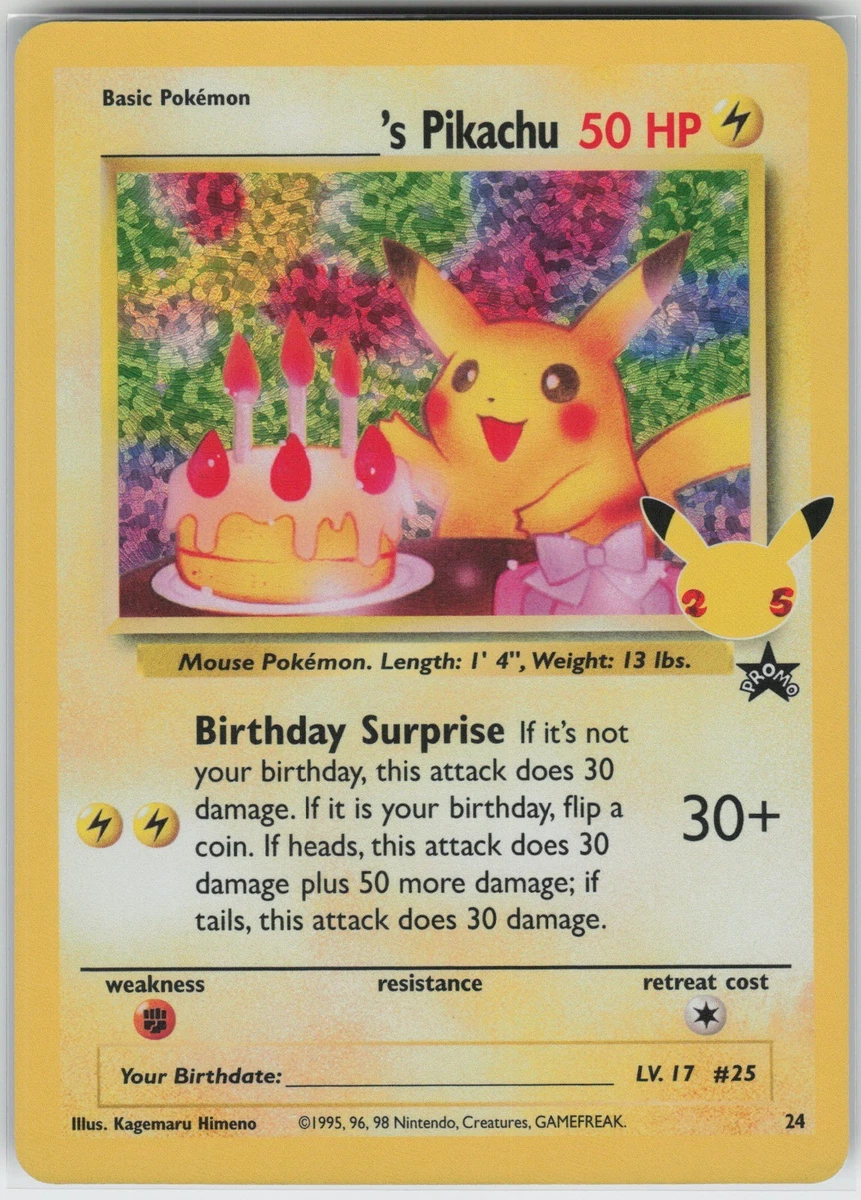 ピカチュウ ホロカード Celebrations ______'s Pikachu 24/53 Celebrations: Classic Collection for sale