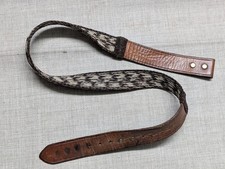vintage HORSE HAIR buckle belt NATIVE AMERICAN leather 32 hancrafted WESTERN