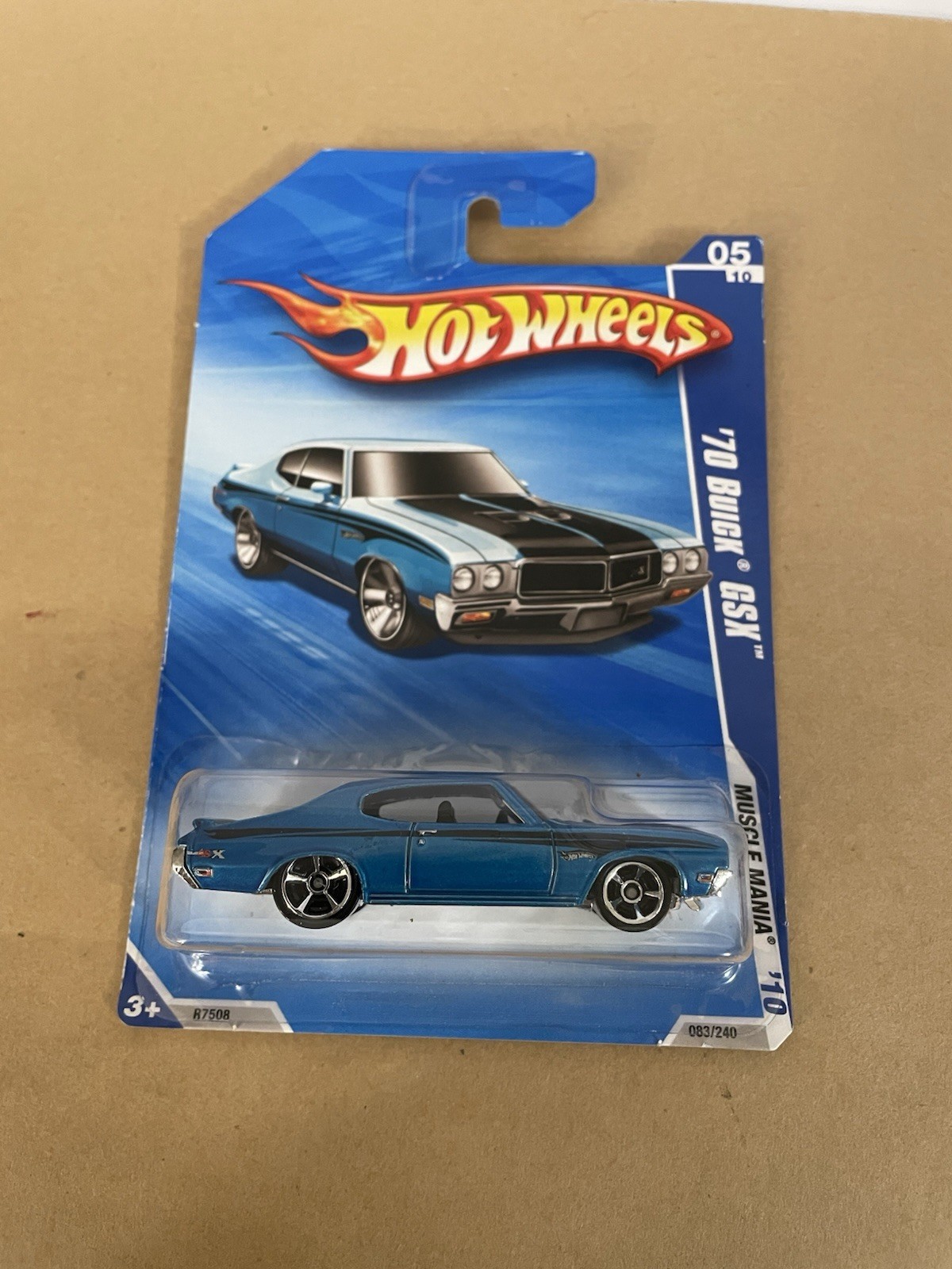 Hot Wheels ‘70 Buick GSX Blue 2010 Muscle Mania 