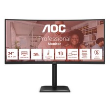 AOC E4 CU34E4CV computer monitor 86.4 cm (34") 3440 x 1440 pixels UltraWide