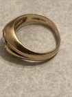 Vintage 14k Yellow Gold Diamond Ring Size 9.75 6g — photo 3