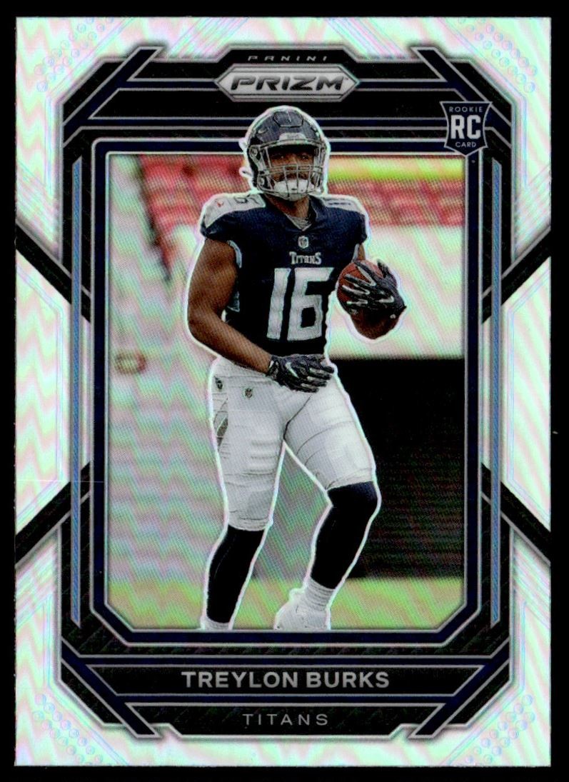2022 Prizm Silver Prizms Treylon Burks Rookie Tennessee Titans #313