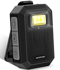 Wearable Bluetooth Speaker IP67 Waterproof Clip On Wireless BuiltIn Mic