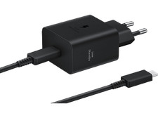 Cargador móvil - Samsung EP-T4511XBEGEU, 45 W, Super rápido, Con cable, 20 V, Ne