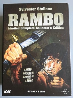 Rambo 1-4 - Limited Collector's Edition Survival Kit, Komplettset bitte Lesen