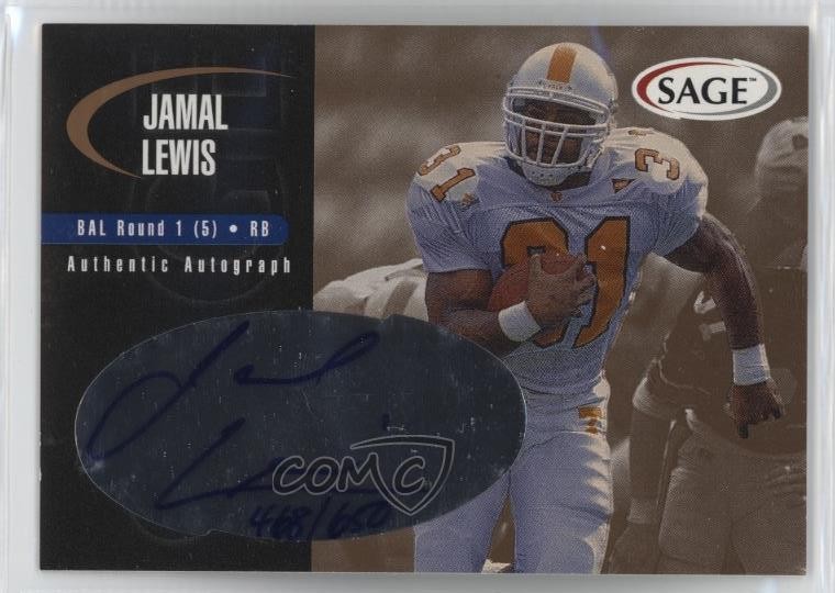 Jamal Lewis SA-GE Autographs #A24 Bronze