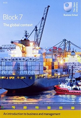 The Global Context: Block 7 Readings 5 by Open University Course Team 1780079451