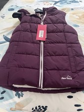 Ladies Peter Storm Purple Fleece Lined Gilet New With Tags Size 8