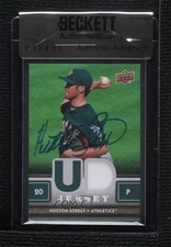 BAS 2008 First Edition UD Game Jersey Huston Street Seal of Authenticity 3c7