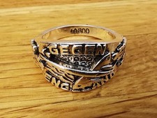 WW2 German Luftwaffe Style Gegen Engeland" Propeller Plane Ring  Replica Size 10