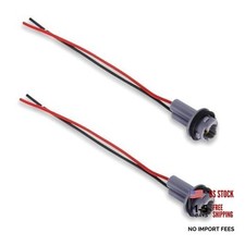 2 PCS Car Turn Signal Lights Harness Pigtail Socket, T10 T13 T15 Tail Light