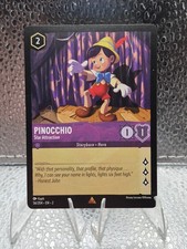 Disney Lorcana Pinocchio - Star Attraction Rise of the Floodborn NM/M Non-Foil