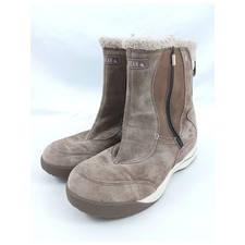 LL Bean Women's Taupe Suede Winter Boots Primaloft 200g TEK25 Size 9